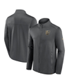 Fanatics Branded Gray Vegas Golden Knights Authentic Pro Rink Fleece Full-zip Jacket In Gray