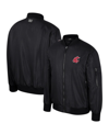 Colosseum Men's  Black Washington State Cougars Full-zip Bomber Jacket In Black