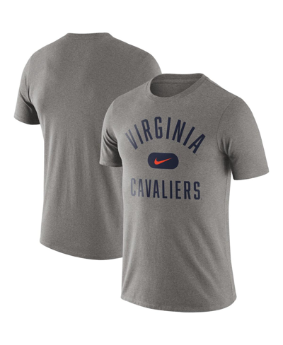 Nike Men's  Heathered Gray Virginia Cavaliers Team Arch T-shirt