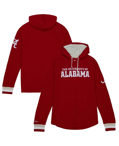 Mitchell & Ness Men's  Crimson Alabama Crimson Tide Legendary Raglan Pullover Hoodie