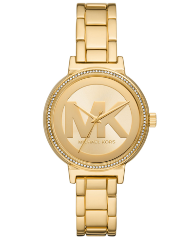 Michael Kors Women's Sofie Three-hand Gold-tone Stainless Steel Watch 36mm