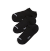 Stems Three Pack Training No Show Socks In Black