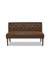 Gold Sparrow Chelsea Settee In Brown