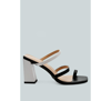 London Rag Marve Block Heel Thong Sandals In White