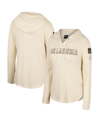 Colosseum Women's  Cream Oklahoma Sooners Oht Military-inspired Appreciation Casey Raglan Long Sleeve In Cream