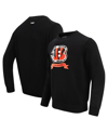 PRO STANDARD MEN'S PRO STANDARD BLACK CINCINNATI BENGALS PREP KNIT SWEATER