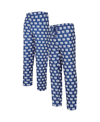 Concepts Sport Royal New York Giants Gauge Allover Print Knit Pants In Royal