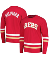 Tommy Hilfiger Men's  Red, Gold San Francisco 49ers Nolan Long Sleeve T-shirt In Red,gold