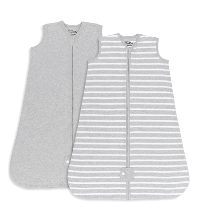 Comfy Cubs Baby Boys And Baby Girls Cotton Sleep Sacks In Gray