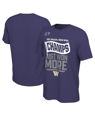 Nike Kids' Big Boys Purple  College Football Playoff 2024 Sugar Bowl Champions Locker Room T-shirt
