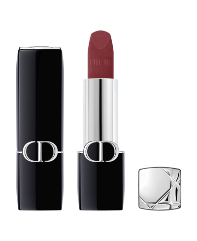 Dior Rouge  Lipstick In Saint Germain Velvet - A Brownish Plum