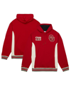 Mitchell & Ness Men's  Crimson Oklahoma Sooners Team Legacy French Terry Pullover Hoodie In Crimson