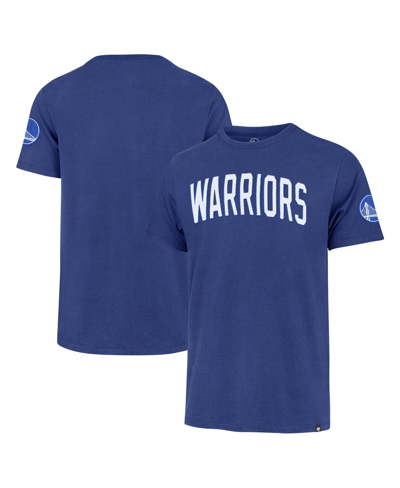 47 Brand Men's ' Royal Golden State Warriors Franklin Fieldhouse T-shirt