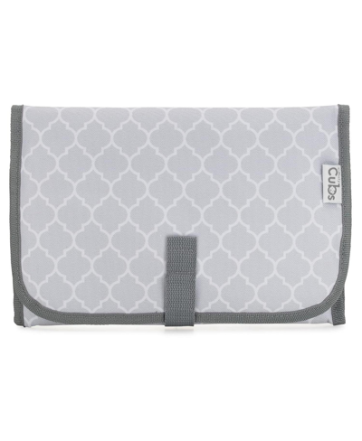 Comfy Cubs Baby Boys And Baby Girls Polyester Compact Changing Pad In Gray Pattern