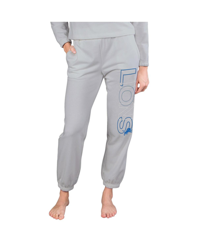 Concepts Sport Women's  Gray Detroit Lions Sunray French Terry Pants