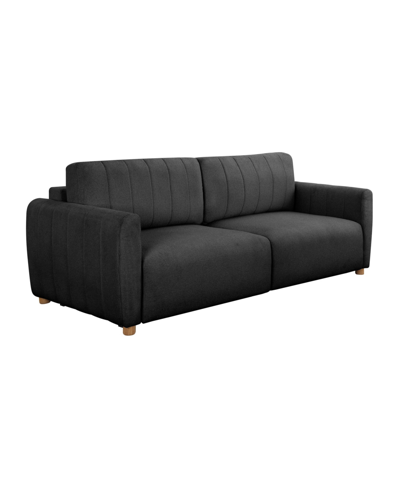 Serta Sif 92" Convertible Sofa In Charcoal
