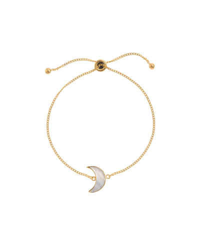 Freya Rose Adjustable Gold Moon Bracelet