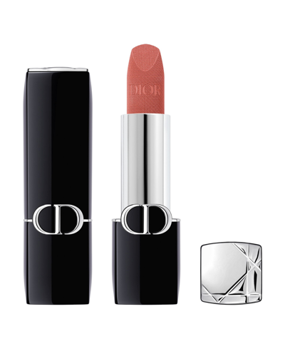 Dior Rouge  Lipstick In Corolle Velvet - A Bold Coral Pink