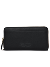 MARC JACOBS MARC JACOBS BLACK LEATHER CONTINENTAL WALLET