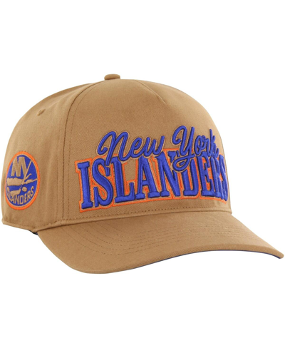 47 Brand Men's ' Tan New York Islanders Barnes Hitch Adjustable Hat