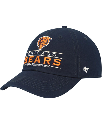 47 Brand Men's ' Navy Chicago Bears Vernon Clean Up Adjustable Hat