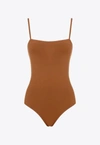 Eres Aquarelle One-piece Swimsuit In Brown