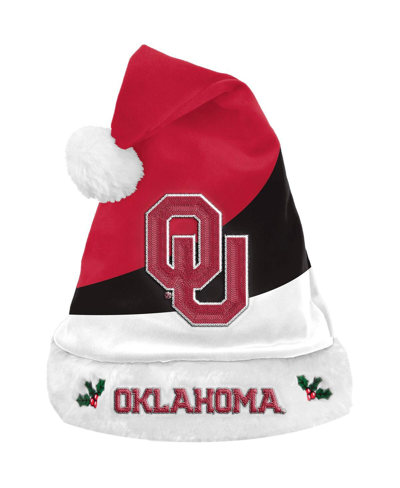 Foco Oklahoma Sooners Colorblock Santa Hat In Red