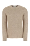 Ami Alexandre Mattiussi Dove Grey Stretch Alpaca Blend Sweater Grey Ami Uomo Xl In Gray