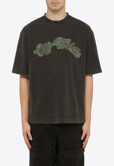 OFF-WHITE BACCHUS PRINT SHORT-SLEEVED T-SHIRT