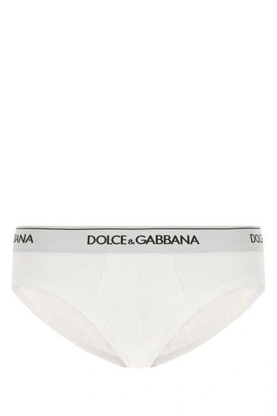 Dolce & Gabbana Brando Cotton Brief In ホワイト
