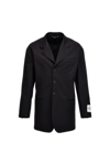 Dolce & Gabbana Cotton Gabardine Suit Jacket In Black