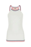Fendi Ivory Viscose Blend Top In White