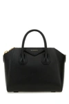 Givenchy Antigona Medium Top Handle Bag In Grained Leather In Black
