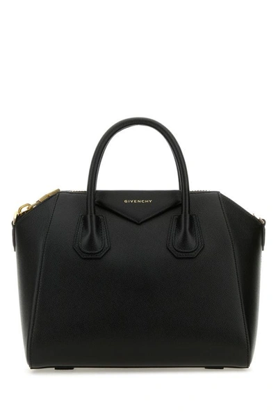 Givenchy Woman Black Leather Small Antigona Handbag