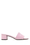 GIVENCHY GIVENCHY WOMAN PINK CANVAS 4G MULES