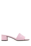 Givenchy Logo-print Canvas Mules In Pink