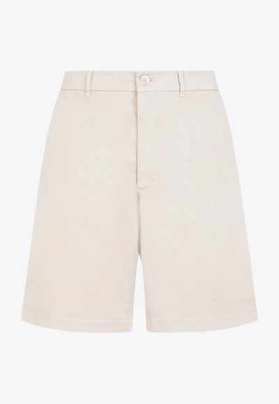 Brunello Cucinelli Shorts Brown In Beige