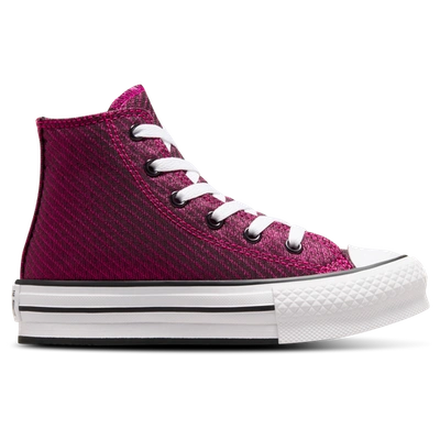 Converse Kids' Girls  Chuck Taylor All Star Eva Lift In Prime Pink/white/black