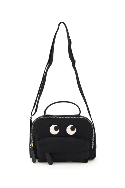 Anya Hindmarch Pouch Eyes Crossbody Bag Women In Black