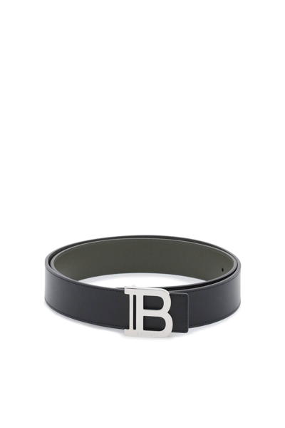 Balmain Reversibile B-belt In Multi-colored