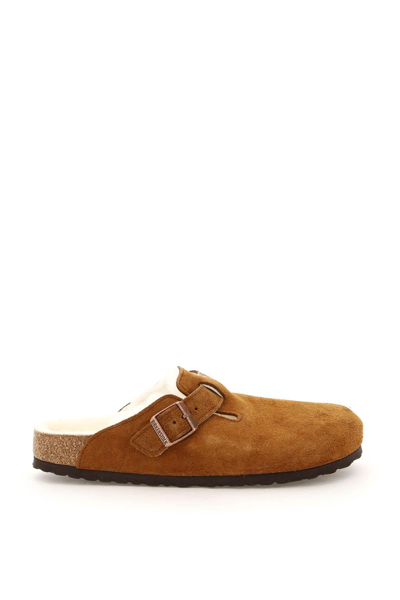 BIRKENSTOCK BIRKENSTOCK BOSTON SHEARLING SABOT NARROW FIT