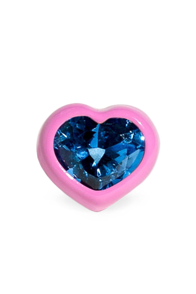 Dans Les Rues Lux Heart Ring In Pink,blue