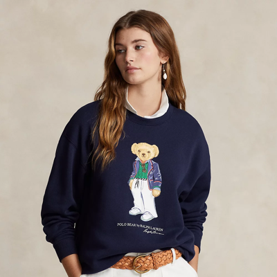Polo Ralph Lauren Polo Bear Fleece Sweatshirt In Blue