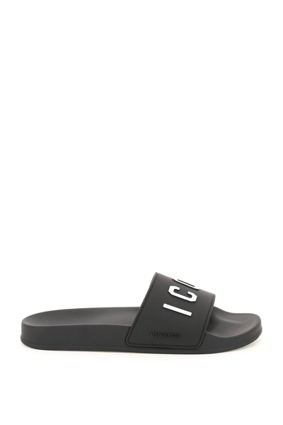 DSQUARED2 DSQUARED2 ICON RUBBER SLIDES