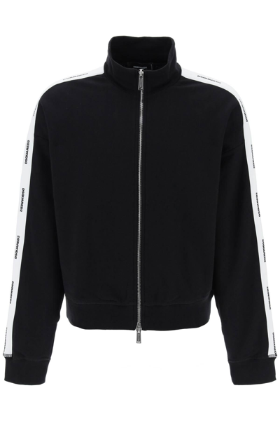 Dsquared2 Zip-up Sweatshirt In Blanco