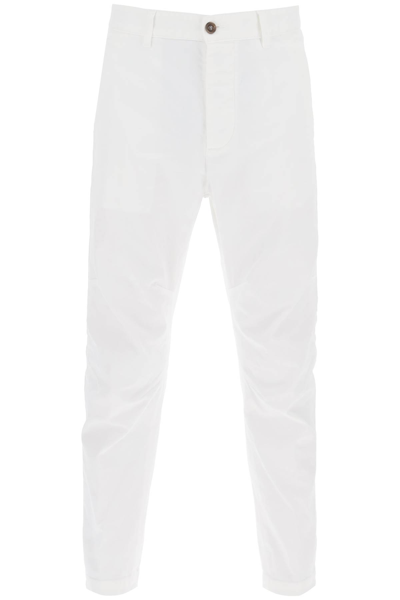 Dsquared2 Sexy Chino Trousers In White