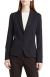 Hugo Boss Juleah Virgin Wool Blazer In Sky Captain