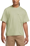 Nike Sportswear Tech Pack Dri-fit Oversize Pocket T-shirt In Green