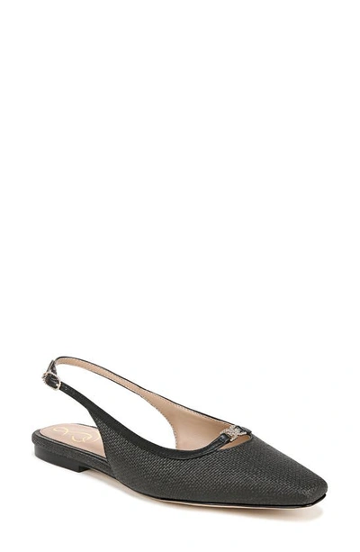 Sam Edelman Women's Cleo Pointed Toe Slingback Flats In Black