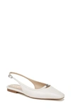 Sam Edelman Cleo Slingback Flat In White